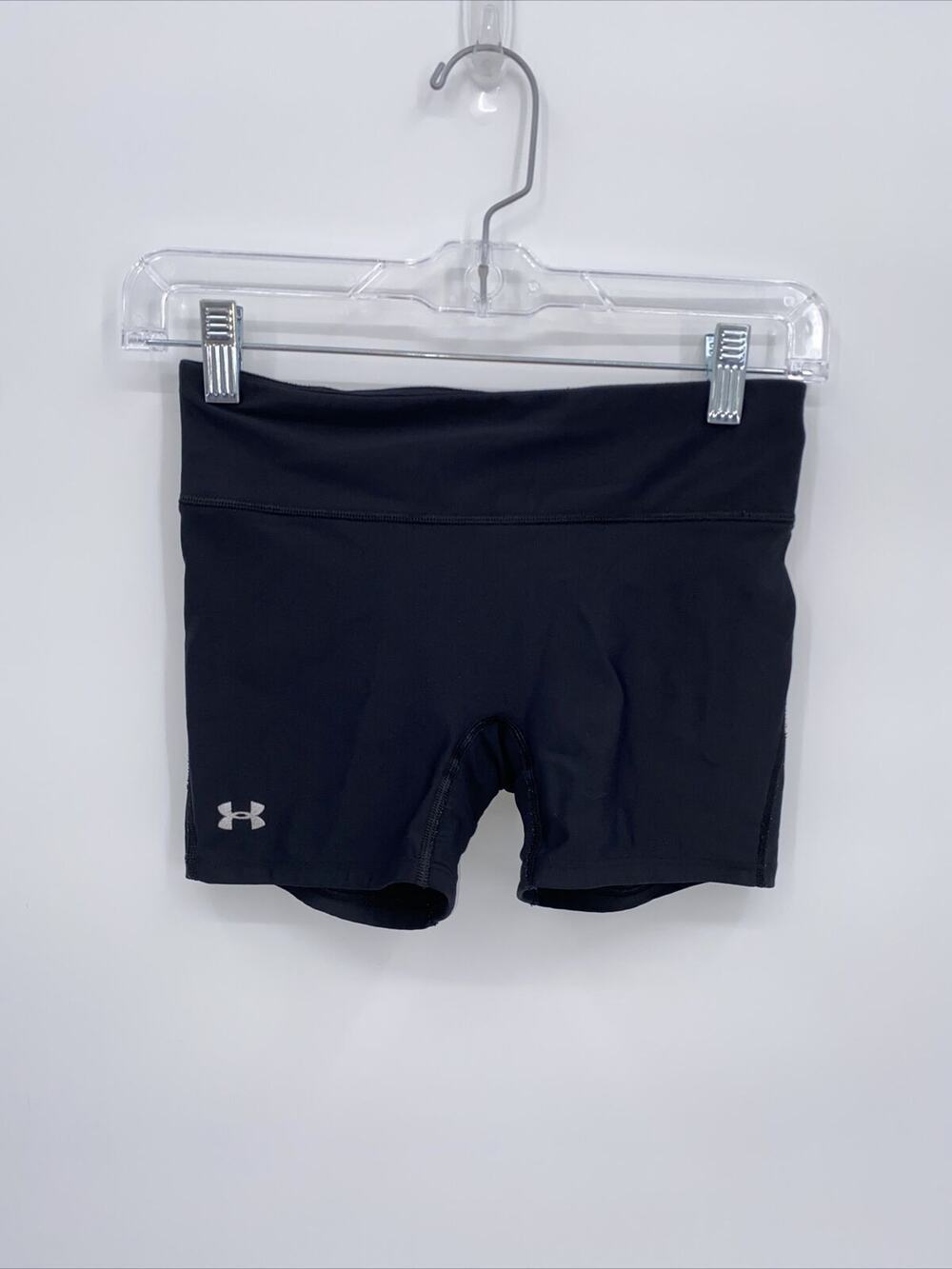 Under Armour Womens Stretch Elastic Waist Activewear Bike Shorts Size Small